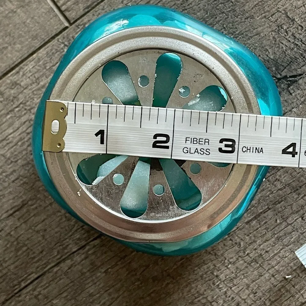 Unique, Vintage, Blue, Jarden Mason Jar ( “Marshmallow” Soap Included)  Decor.